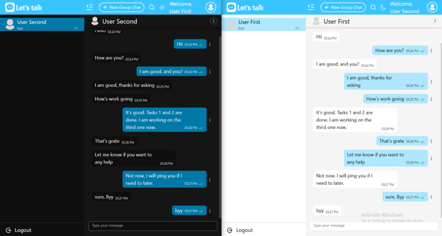 Let’s Talk (Chat App)
